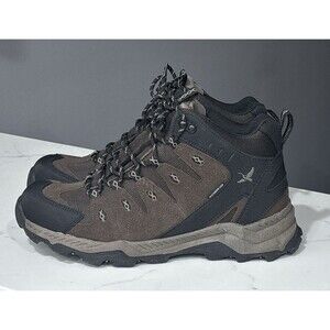 Eddie Bauer Hiking Boots Mens 10.5 Watrproof Outdoor Brown Black Maple Ridge